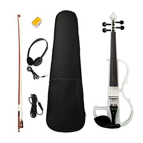 SM SunniMix Professionelle exquisite 4/4 Violine mit Harten Fall, Schulterstütze, Bogen, Kolophonium - Weiß