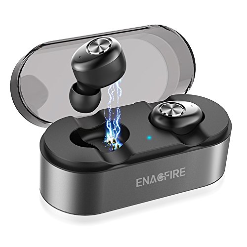 Bluetooth Kopfhörer, ENACFIRE E18 Bluetooth Kopfhörer in Ear Bluetooth 5.0 Headset Stereo-Minikopfhörer Sport Kabellose Bluetooth Kopfhörer mit Portable Mini Ladekästchen und Integriertem Mikrofon