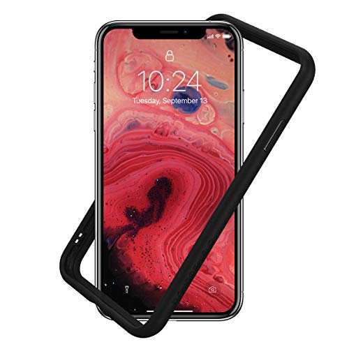 RhinoShield Dünnes Bumper Case für iPhone XR [CrashGuard NX] Schock Absorbierende Schutzhülle mit minimalistischem Design [3,5 Meter Fallschutz] - Schwarz