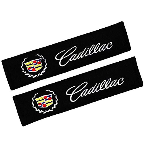 2Pack Auto Gurtpolster Sicherheitsgurt Bügel Gurtschutz Stickgurt bedeckt Kissen mit Auto-Logo