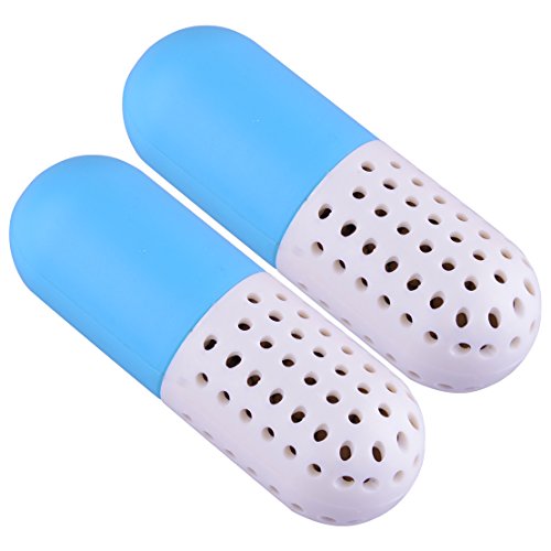 Unikia Schuh Deo - Geruchsneutralisierer - Antibakteriell - Trockenmittel - Geruchsentferner - Deodorant für Schuhe Schrank Sporttasche Koffer - Farbe BLAU