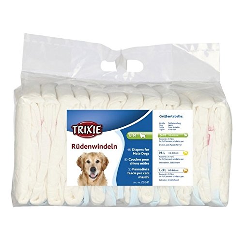 TX-23641 Diapers for Male Dogs S–M: 30–46 cm, 12pcs
