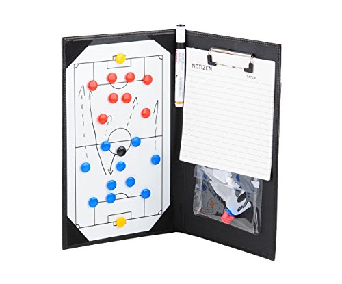 Handliche Magnet-Taktikmappe / Coachmappe 36x23cm inkl. Zubehör