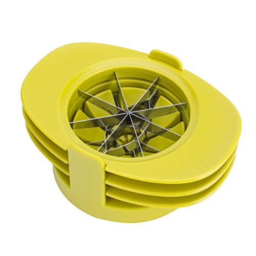 Hemore 3-in-1 Obstentkerner Set Professioneller Apfelschneider Multifunktions-Küchengerät Splitter Premium Tomaten-Mango-Schneider (Apfelhobel, Tomatenschneider, Mangoschneider und Feste Boden)
