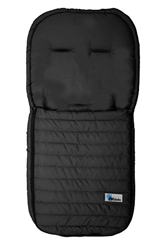 AltaBebe AL2200M-02 - Sommerfußsack aus Microfaser für alle gängigen Sportwagen, Buggys und Jogger. Farbe schwarz