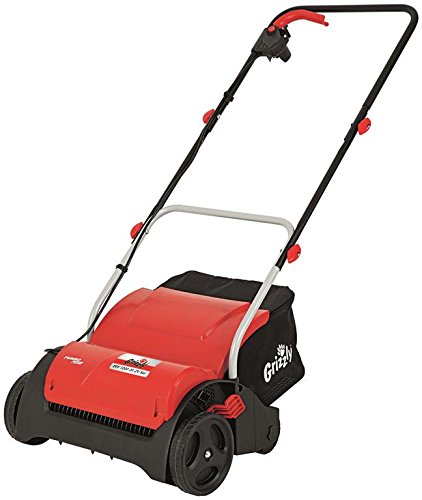 Grizzly Elektro Vertikutierer / Lüfter 2 in1 ERV 1201 31 ZV Rasenvertikutierer Rasenlüfter