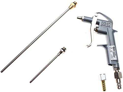 BGS Druckluft-Ausblaspistole 3215, Alu-Druckguss mit 3 Düsen
