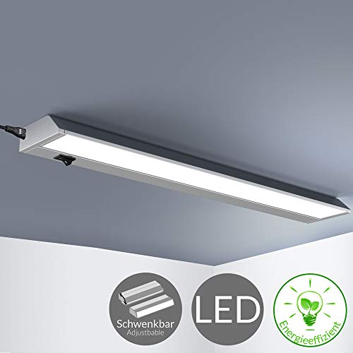 Monzana Unterbauleuchte schwenkbar 10 Watt LED Schrankleuchte L 58cm Lichtleiste Deckenleuchte Einbauleuchte