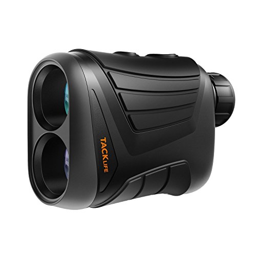 Entfernungsmesser Tacklife MLR01 Golf Rangefinder, Lasermessgerät mit 7 Facher Vergrößerung und Aufladbarer Batterie (Abstandmessung 3~800m/±1m, Geschwindigkeitsmessung 5~300km/h, Winkelmessung ±90°/±1°, Wasserdicht durch Schutzklasse IP54, Ideal für Golf, Jagd und Bogensport)