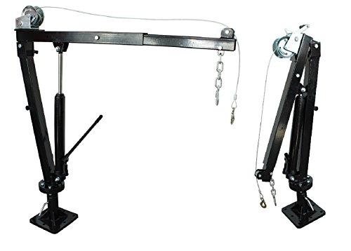 TrutzHolm Pick Up Kran mit Seilwinde Pickup Ladekran Schwenkkran Hebekran Pritsche 900 kg