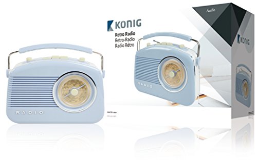 König HAV-TR710BU Retro-Design AM/FM-Radio blau