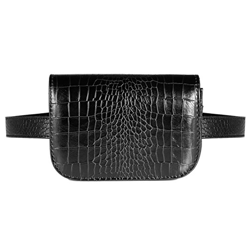Vbiger Leder Gürteltasche Damen Bauchtasche Hüfttaschen Leder für Frauen