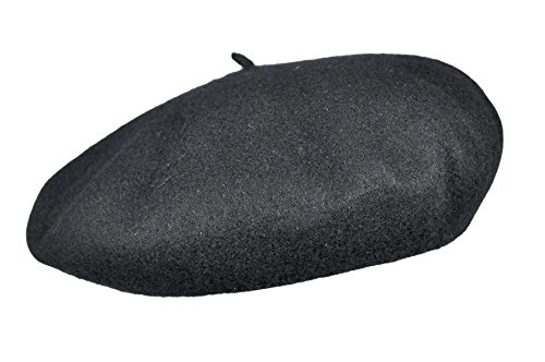 Baskenmütze schwarz Herrenbaske Barett Basque 30004811 (60)