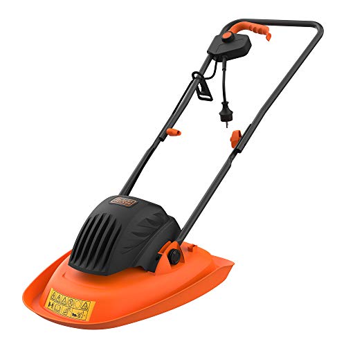 Black + Decker BEMWH551-QS Rasenmäher auf Luftkissen, 30 cm-1200 W-Garten 250 m² – ideal für Terrain in Schrägen oder Beschädigungen (5,6 kg)
