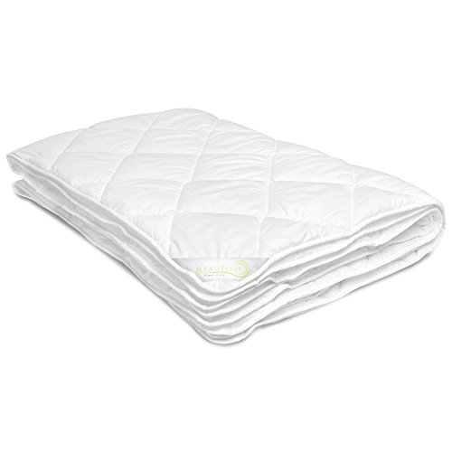 Beautissu Bettdecke BeauNuit JD Echte 4 Jahreszeiten Bettdecke 155x220 cm - aus 2 Steppdecken mit Knöpfen ÖKO-Tex in Verschiedenen Größen