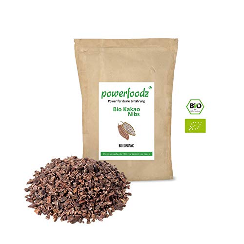 Powerfoodz - Bio Kakaonibs 1kg 100 Prozent Kakao Nibs