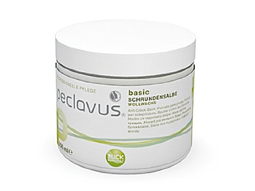 Peclavus Basic Schrundensalbe Propolis u. Canaubawachs, Salbe gegen Hornhaut und Risse an der Fußhaut, 250 ml