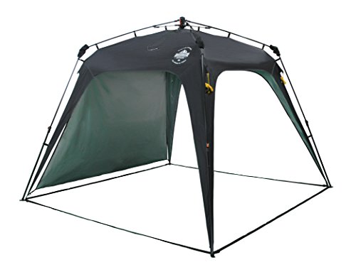 Lumaland Outdoor Pop Up Pavillon Gartenzelt Camping Partyzelt Zelt robust wasserdicht Schwarz