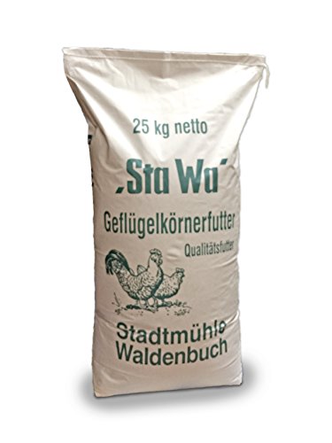 StaWa Hühnerfutter Geflügelkörnerfutter Körnerfutter 25kg !!!GVO frei!!! mit Oregano Öl