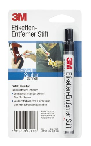 3M LABELREM Etiketten-Entferner Stift 8.2 g löst auch Reste von Klebstoffen und Vignetten