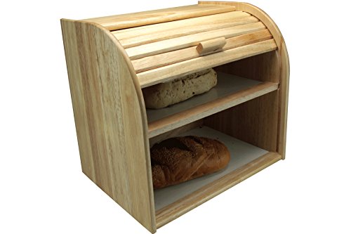Apollo Brotkasten, Gummi und Holz, zwei Fächer
