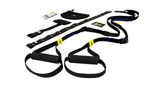 TRX Training – GO Suspension Trainer-Kit, Der leichteste und kleinste Suspension Trainer – Perfekt geeignet für unterwegs und für das Training im Innen- und Außenbereich (Schwarz)