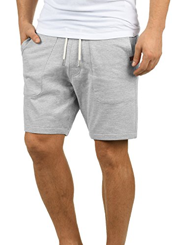 Blend Mulker Herren Sweatshorts Kurze Hose Jogginghose Mit Kordel Regular Fit, Größe:M, Farbe:Zink Mix (70815)