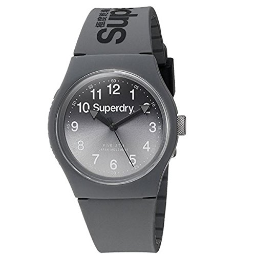 Superdry Herrenuhr Analog Quarz mit Silikonarmband - SYG198EE