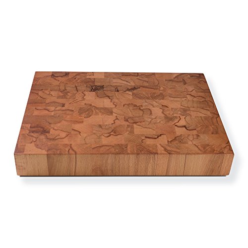 Hackblock Schneideblock 'xenobys' 45 x32 x 6 cm, Kernbuche