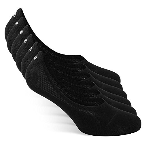 Snocks Herren Sneakersocken 43-46 Schwarz Unsichtbare Füßlinge  43 Socks 44 Sneaker Füsslinge  45 Baumwolle 46 Schwarze Sneakers 43-45 Männer  Sport Herrensneaker Baumwoll Sneker Snesker Snieker Für,6 er Pack