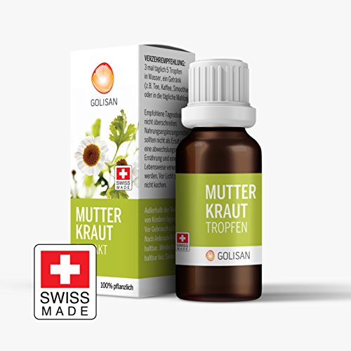 GOLISAN Premium Mutterkraut Extrakt hochdosiert Tropfen 15ml