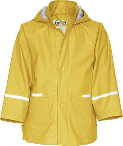 Playshoes Unisex - Kinder Regenmantel 408638 Regenjacke Basic, Gr. 116, Gelb (12 gelb)