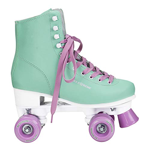 NILS Damen und Mädchen Retro Rollschuhe NQ8400S Mint Gr. 35, 36, 37, 38, 39, 40 (38)