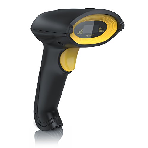 CSL - Laser Barcodescanner | Laser Handscanner / Handheld Lesegerät USB | 6 Scan-Modi | präzises und schnelles Lesen | einfache Installation | ergonomisches Design | tragbar | IP54