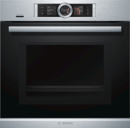 Bosch HNG6764B6 Serie 8 Backofen Elektro / A / 67 L / Vulkan Schwarz / Pyrolyse-Selbstreinigung / Mikrowellenfunktion / PerfectRoast & PerfectBake