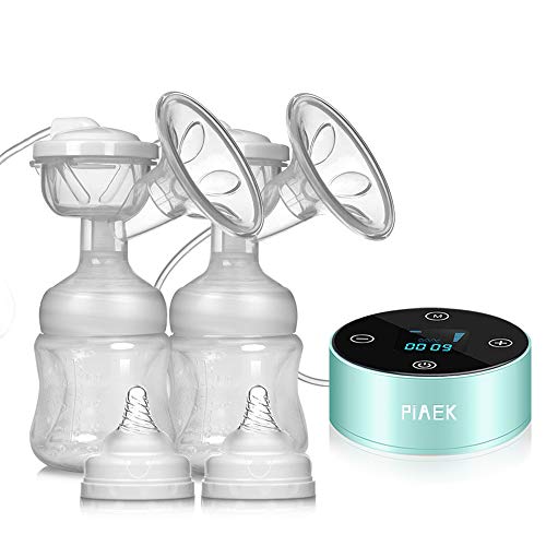 Elektrische Milchpumpe, Tragbar Wiederaufladbar Doppel Sauger Elektrische Stillpumpe Brust Massage Brustpumpe