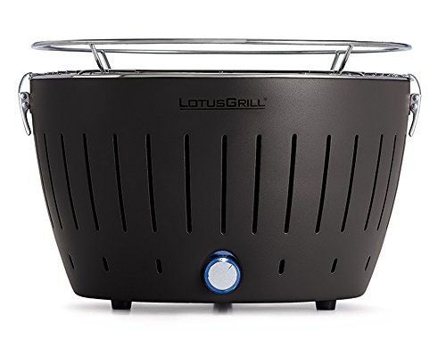 Lotus 91577 Holzkohlengrill, anthrazit, 35 x 26 x 23.4