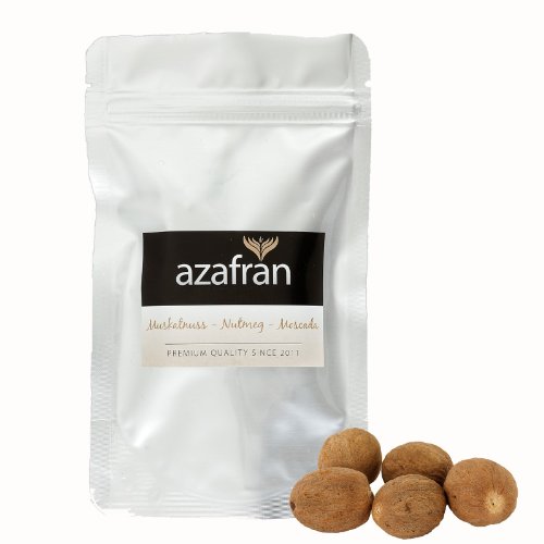 Muskatnüsse ganz (10 Stk) - 80/85 - Premium Qualität von Azafran