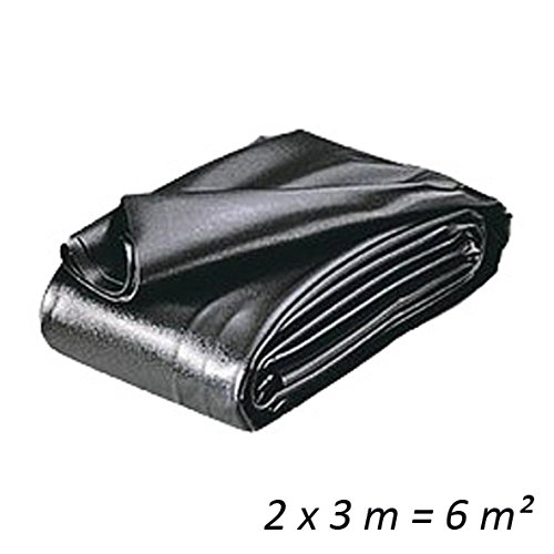 Teichfolien Zuschnitt PVC 0,5 mm 2 x 3 m = 6 qm