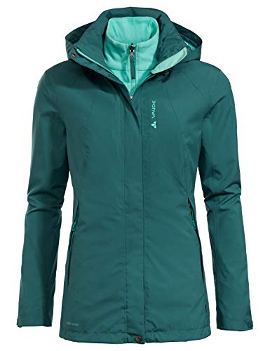 VAUDE Damen Kintail 3in1 Jacket IV Doppeljacke, Petroleum, 38