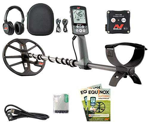 Minelab EQUINOX 800 Profi Metalldetektor Metallsuchgerät 3 Meter wasserdicht Funk Kopfhörer Multifrequenz