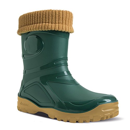 demar. Gummistiefel mit Wolle Gefüttert Young fur-2 (42, Grün)