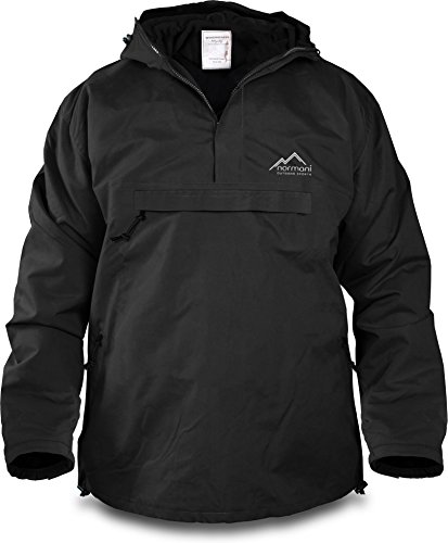 normani Winddichte Funktions-Jacke für Damen und Herren von S-4XL Farbe Black Größe L