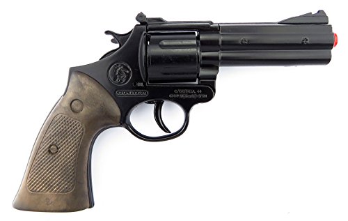 Gonher 127/6 - Revolver Magnum 12-Schuss mit Kurzlauf 24 cm, schwarz