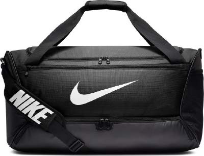 Nike NK BRSLA M DUFF - 9.0 Gym Bag, Flint Grey/Black/White, 61 cm