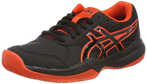 ASICS Jungen Gel-Game 7 GS Tennisschuhe Mehrfarbig (Black/Cherry Tomato 010) 39 EU