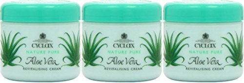 THREE PACKS of Cyclax Aloe Vera Revitalising Cream 300ml by Cyclax