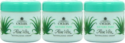 THREE PACKS of Cyclax Aloe Vera Revitalising Cream 300ml by Cyclax