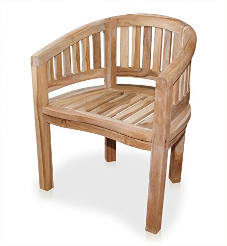 KMH, Teak Gartensessel 'Banana' (#102138)