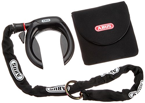 Abus 11263-8 Fahrradschloss 4960 Lh Nkr Set+chain 6ks/85+ St4850, schwarz